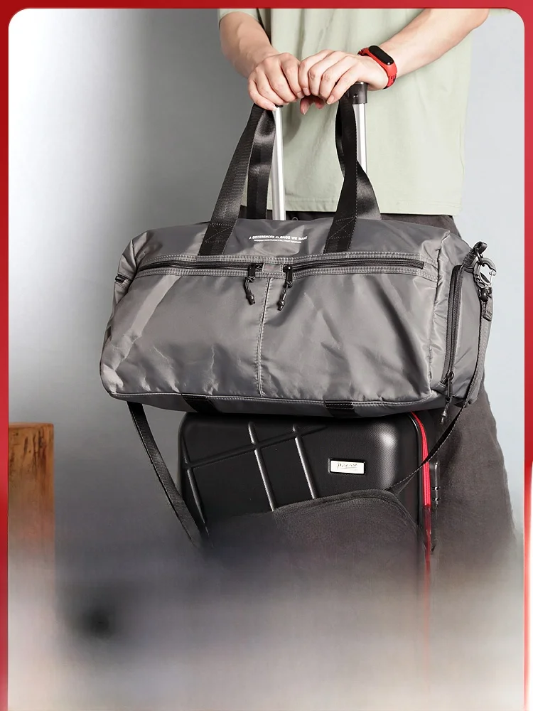 large-capacity-oxford-cloth-fitness-bag-men's-crossbody-short-trip-business-travel-bag-women's-single-shoulder-bag