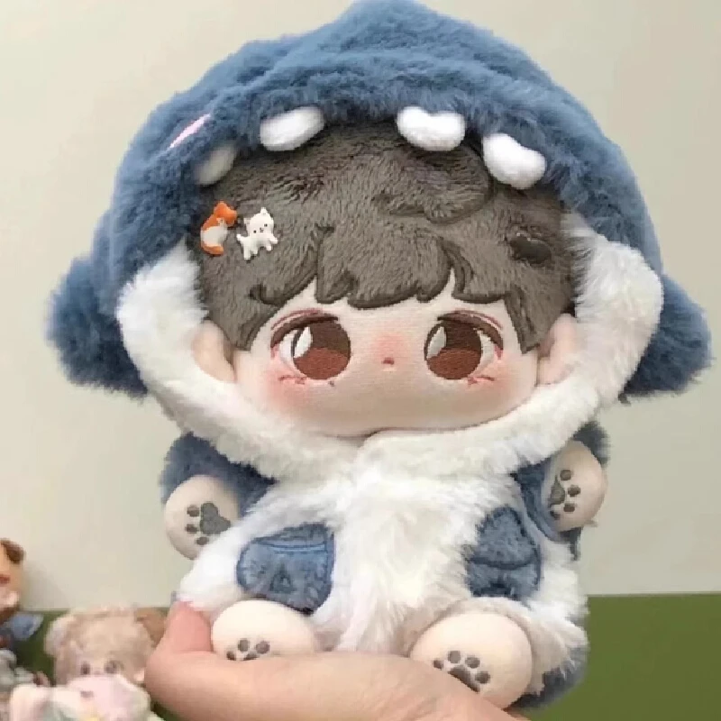 

Doll Clothes For 20cm Idol Doll Outfit Accessories Avocado Sweatshirt Overalls Set For Super Star Dolls Toys Collection Gift
