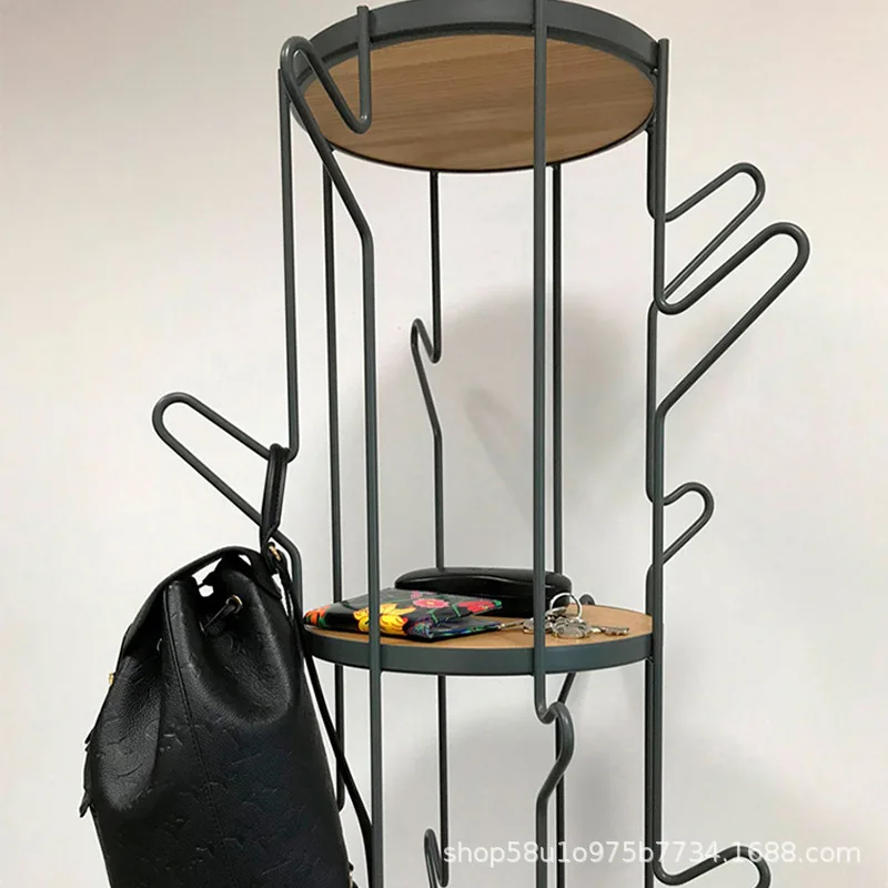 Floor-to-ceiling coat rack model room living room bedroom cloakroom creative home hanger