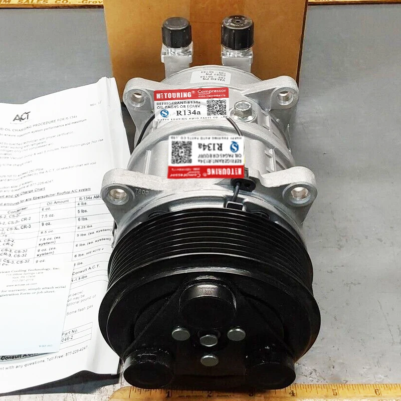 Auto ac Compressor voor Seltec Valeo/Tama TM16HD TM16 voor Shuttle bussen/Freightliner vrachtwagen 488-46051 502-210A 2521197   488-46122