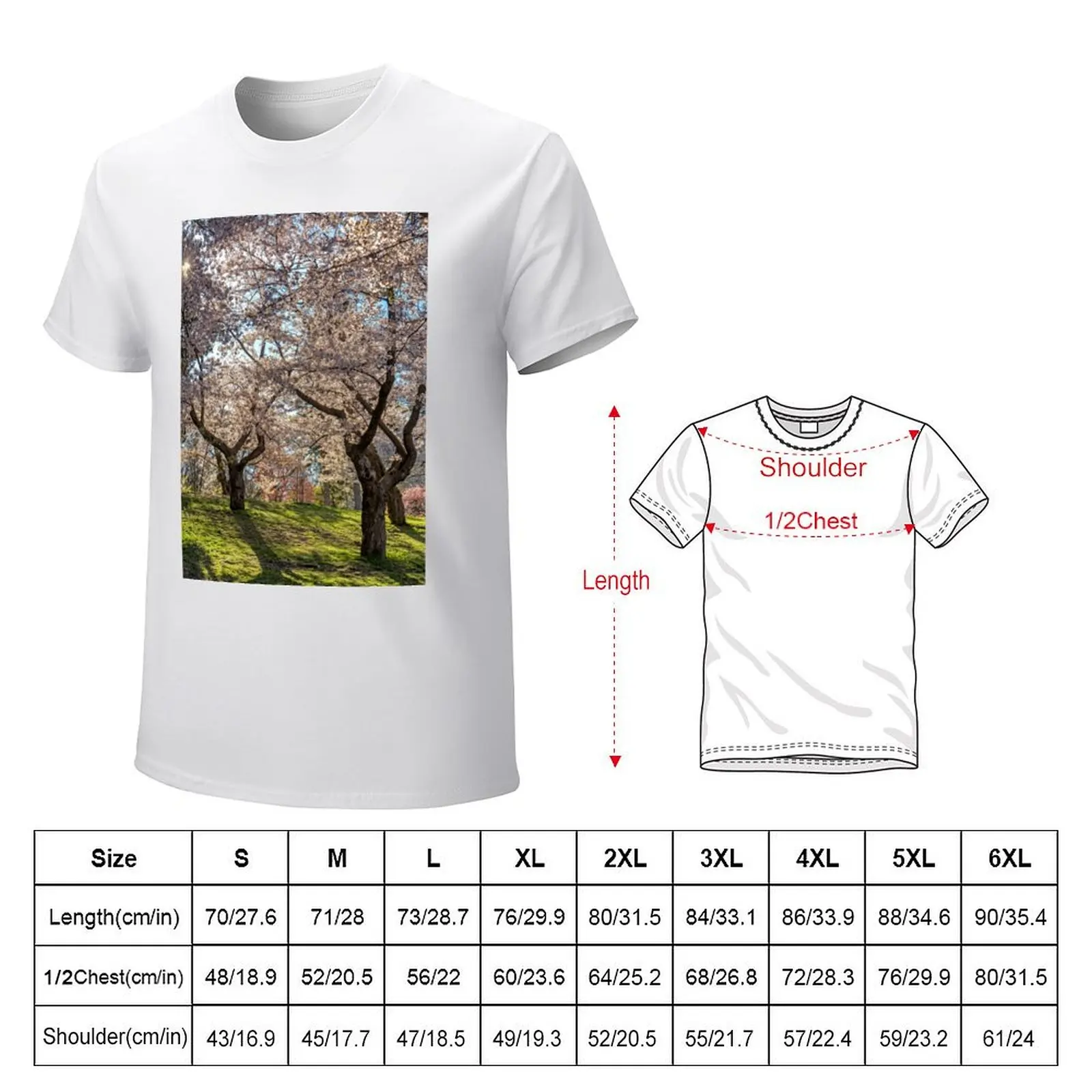 A Stand of Cherry Bloss T-Shirt customs blacks aesthetic clothes cute tops T-shirt men