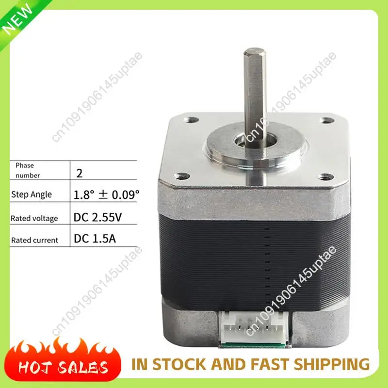 N88R 2X 3D Printer Anycubic Mega 42 Stepper Motor 1.5A 2 Phase 1.8° Stepper Angle No Connecting Cable 3D Printer Part