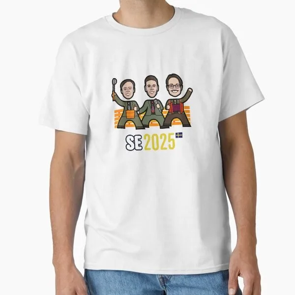 Sweden 2025 Classic T-Shirt T-Shirt Made in US/AUS Size S-2XL