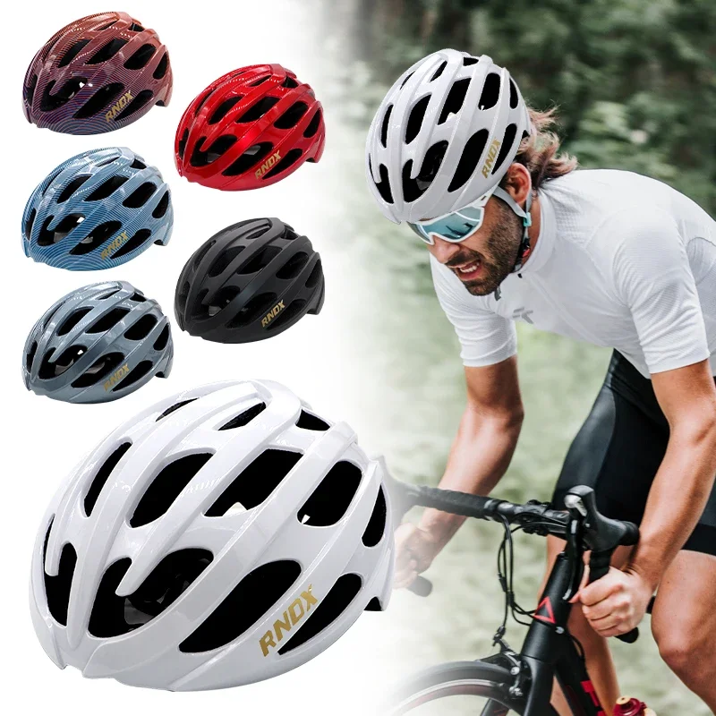 RNOX HOT New Ultralight Cycling Helmet Cycling Safety Cap Racing Bike Equipments MTB Helmets Women and Men  Bicycle Helmet