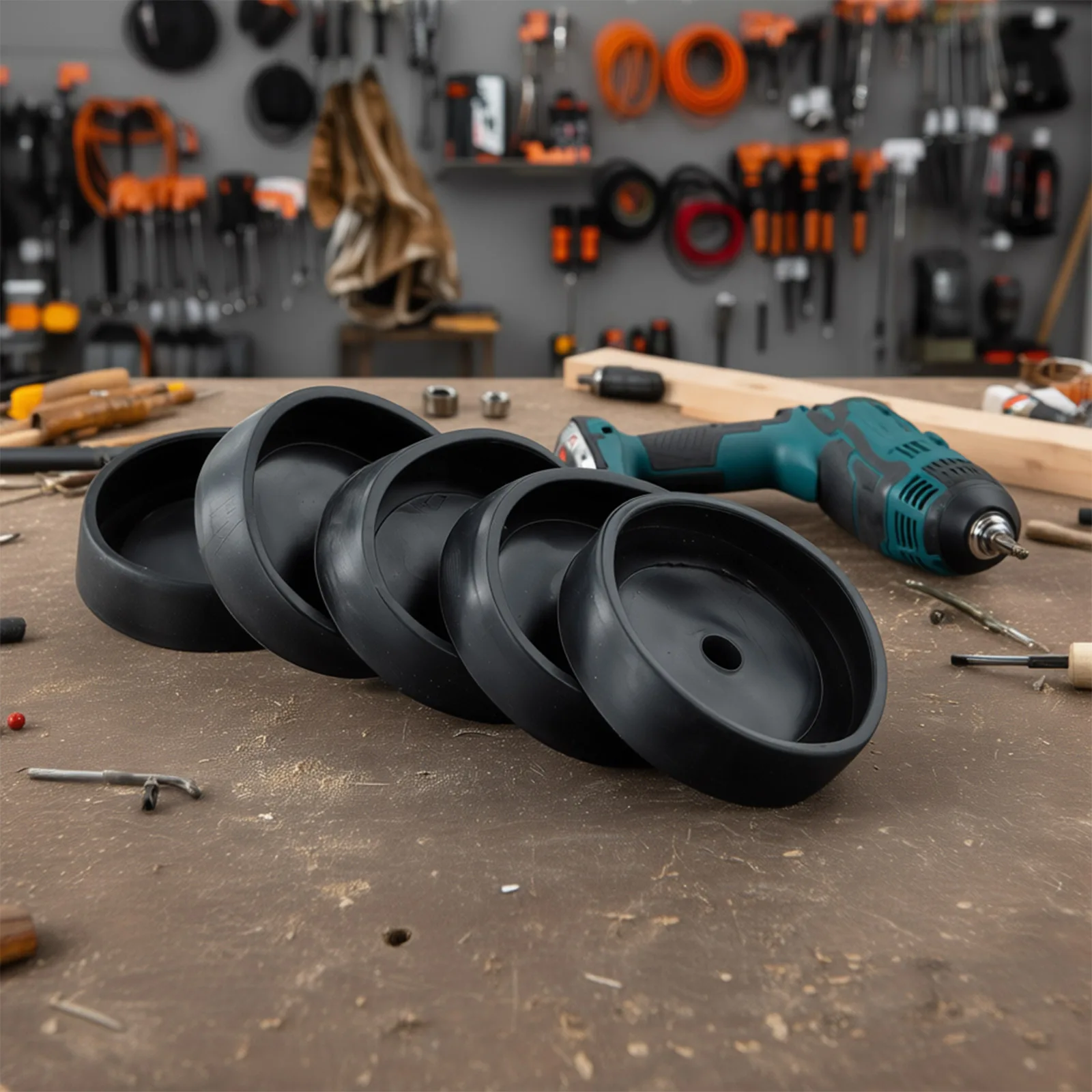 

5 шт. пылезащитные чехлы для электрических молотков и сверлильных инструментов, изготовленные из силикагеля для защиты одежды и рабочей зоны от пыли