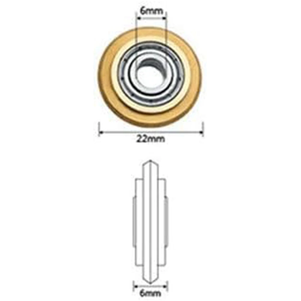 AT16 Tile/Glass Knife Wheel Replacement Manual Tile Cutting Machine Knife Wheel Bearing Knife Wheel Tile Push Knife