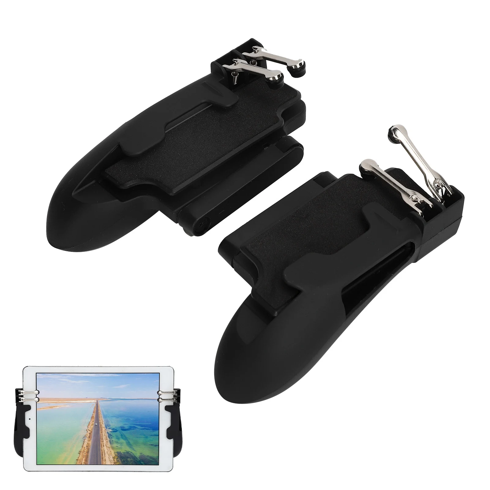 1 paar Tablet Gamepad Universal 6 Finger Spiel Griff Controller Halter Zubehör Game Controller Gamepad Tablet Game Controller