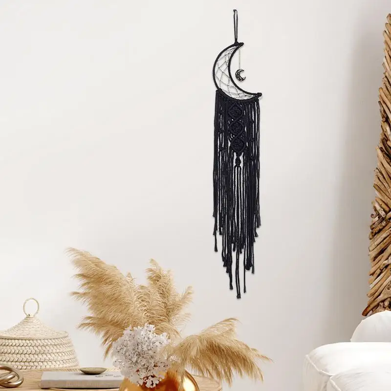 Dreamcatcher Handmade Fabric Wall Art Woven Wall Tapestry Chic Art Tassel Dreamcatcher Circular Net For Home Nursery