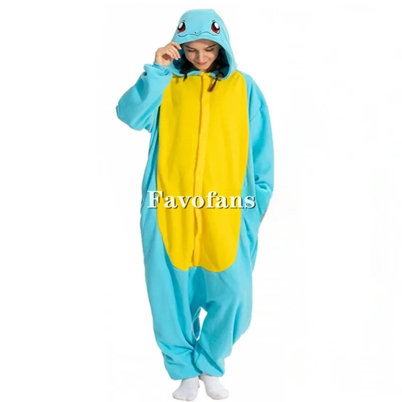 Favofans Kigurumi Animal Adults Cat Turtle Onesies Pajamas Halloween Costumes Cosplay Jumpsuit Christmas Gift XXL 3XL