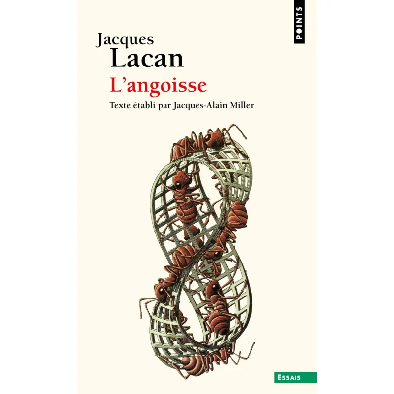 

LAngoisse Jacques Lacan Points 9782757891070 Book