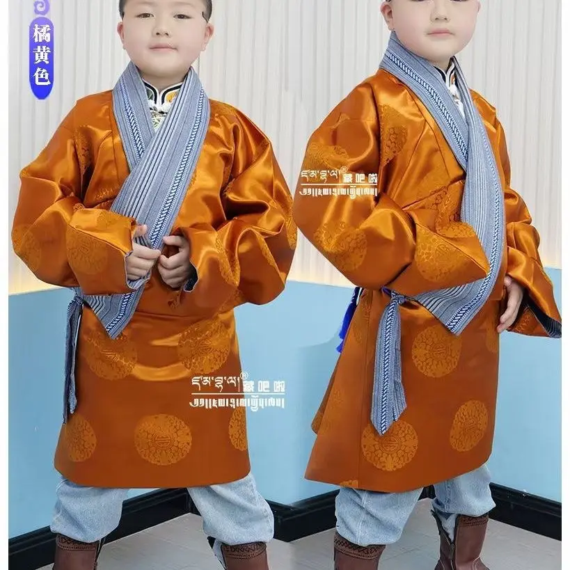 Filles enfants danse Kangba vêtements tibétains nouvelle Robe tibétaine mode tibétaine