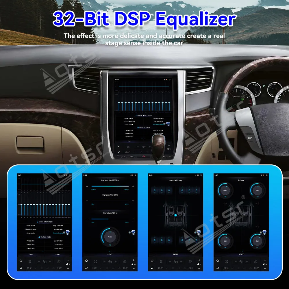 

12.1" Vertical Screen For Toyota Alphard 2010-2014 Car Radio Multimedia Player Wireless Carplay Head Unit GPS Navigation 4G WIFI