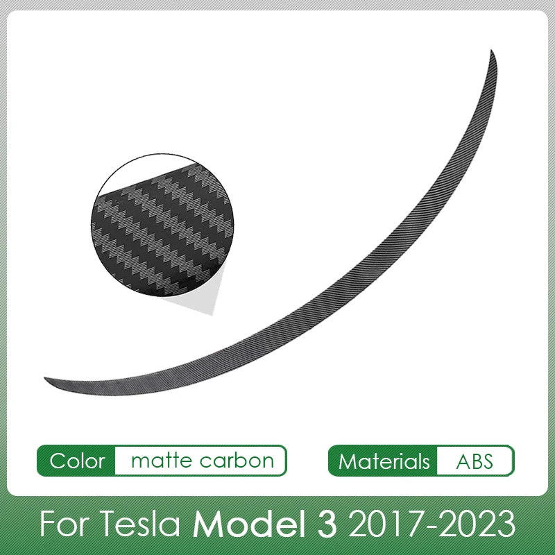 Spoiler voor Tesla Model Y Juniper Accessoires Spoilers Vleugels voor Tesla Model 3 Highland Accessoires 3/Y 2017-2026 ABS Materiaal