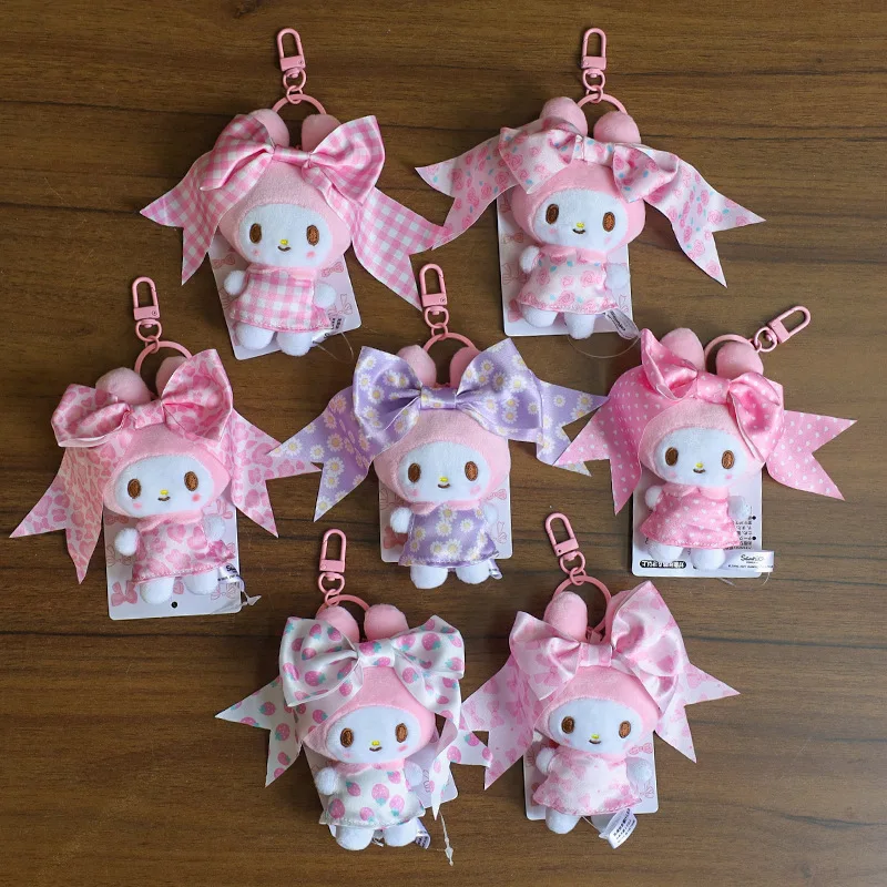 

Melody Plush Doll Cute Bow Charm My Melody Hanging Pendant for Bags Backpacks