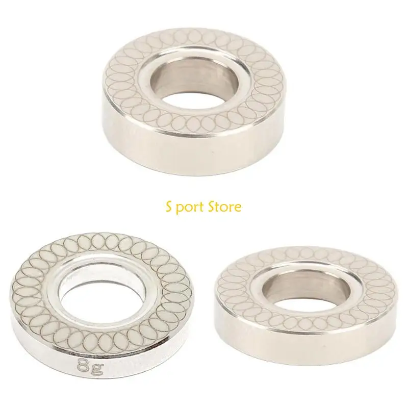 

U2JB Billiard Weight Rings Replacement Stainless Steel Balance Rings Snooker Pool Cues Balance Rings Easy to Use