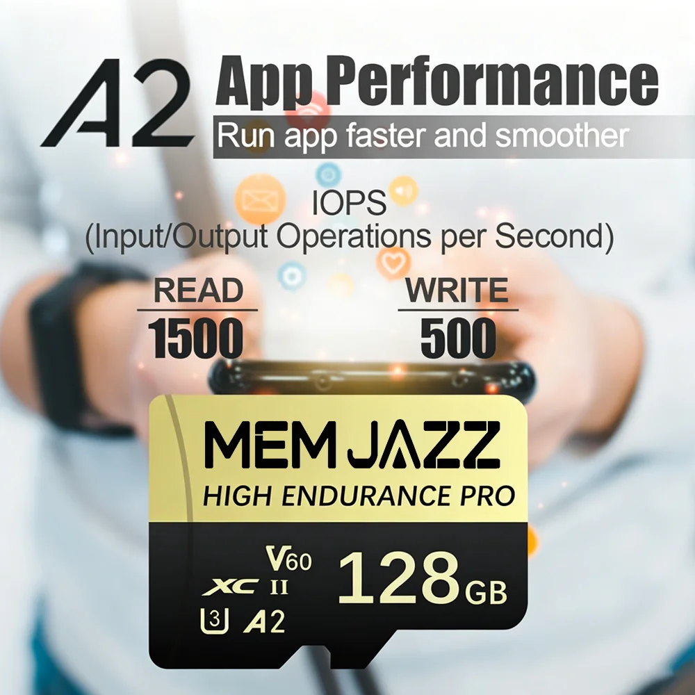 High-Speed Professional Photography Memory Card - 32GB/64GB/512GB Micro TF  SD U3 V30 A2 with Adapter for Cameras And Devices view 5