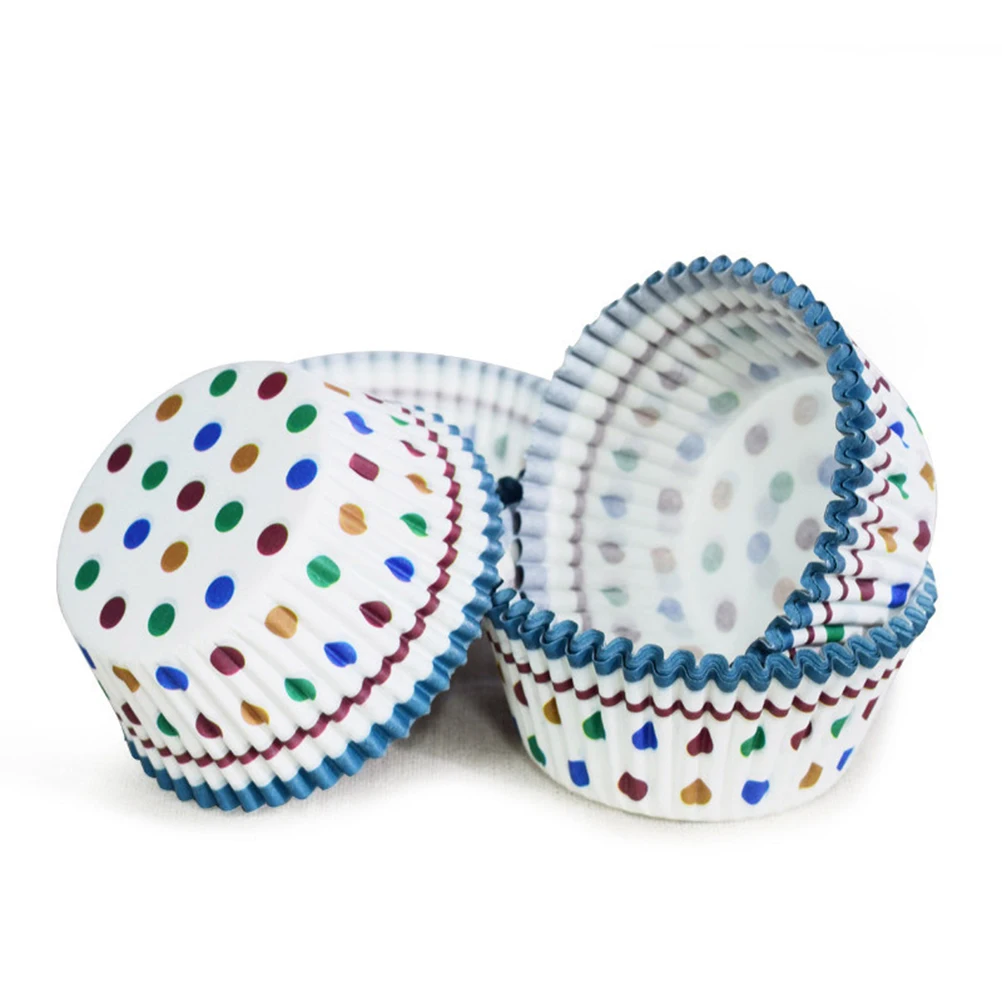 

80 Pcs Cake Cups Jumbo Muffin Liners Cupcake Baking Paper Holders Supplies Bottom Bracket