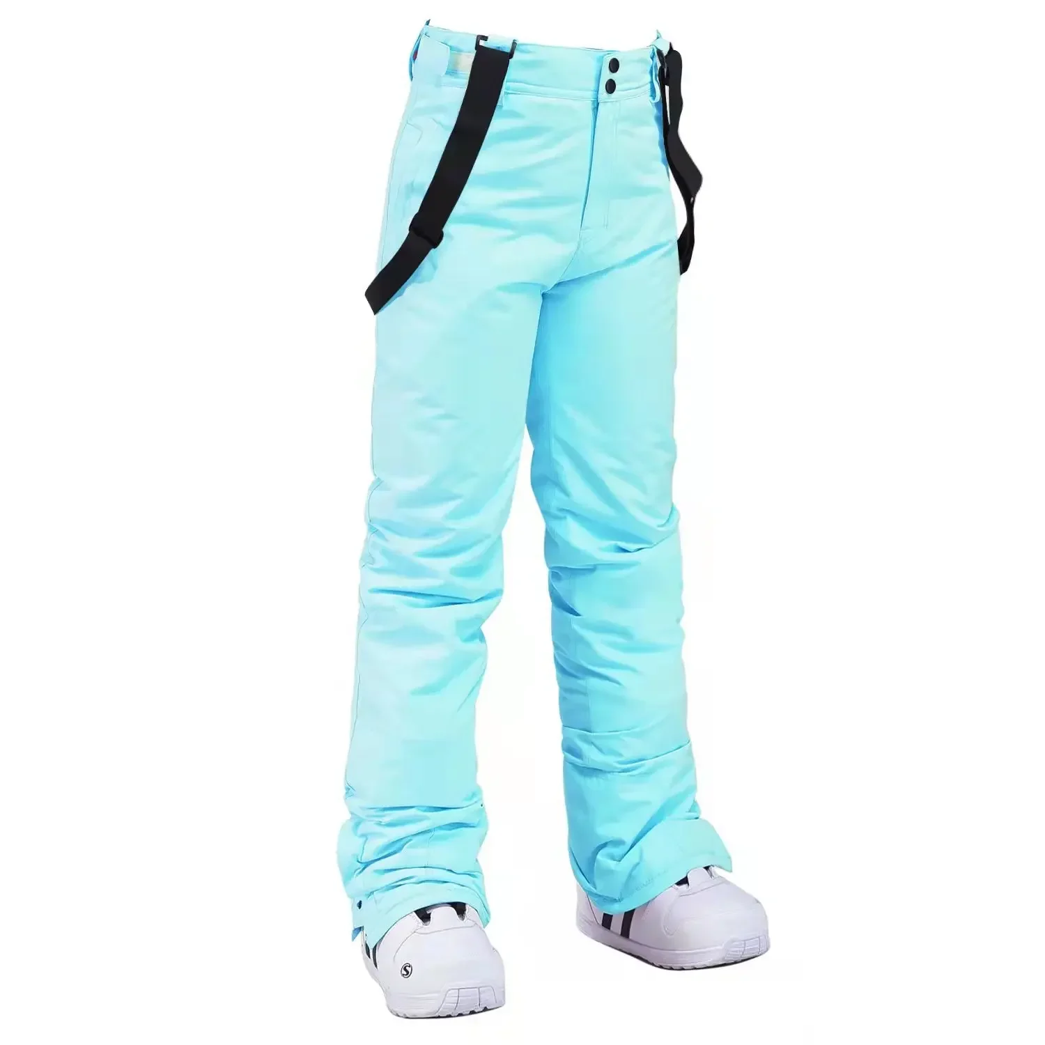 Pantalones de esquí para hombre y mujer, peto impermeable para Snowboard, ropa cálida para invierno, 2025