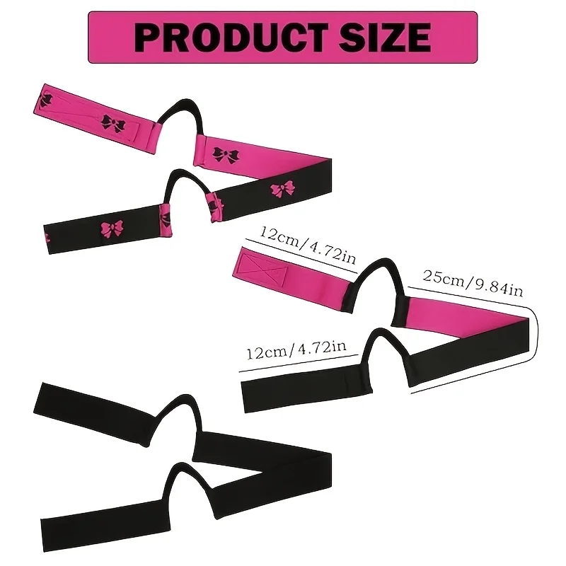 Double-Sided Velvet Painless Wig Headband With C-Shaped Design Comfortable Soft Painless Wig Headband With Ear Opening Tool