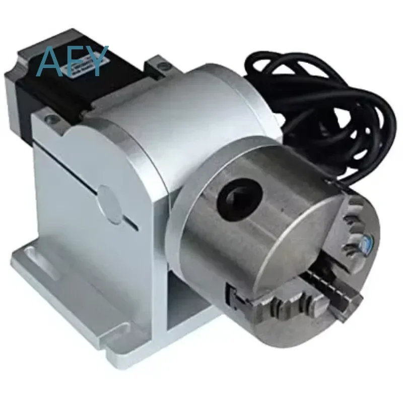 Rotary for Marking Machine D100 Accessories for Fiber Laser Marking Machine Rotary Axis Chuck Fixture Engraving Turntable