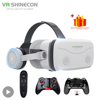 3D Viar Phone Virtual Reality VR Glasses Helmet Headset Smart Devices Lenses Goggles For Smartphones Cell Controllers Headphone