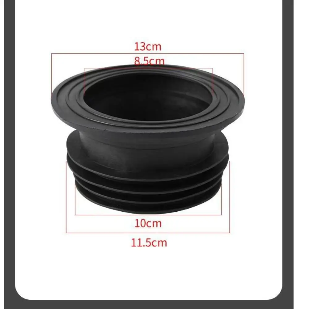 For For KG Squat Pan Flange Rubber Gasket Sewer Seal Anti Leak Bathroom Toilet Drainage Pipe Connector Plumbing Tool
