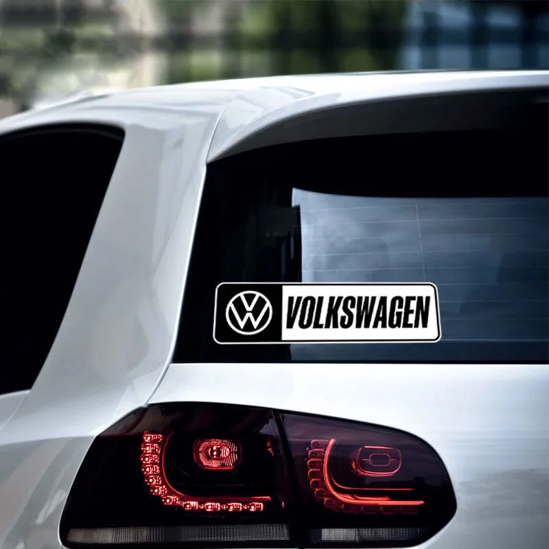 Car Stickers Reflective Scratch Blocking Decal For Volkswagen VW R-line GTI R Polo Golf Touareg Passat Magotan Tiguan  Beetle