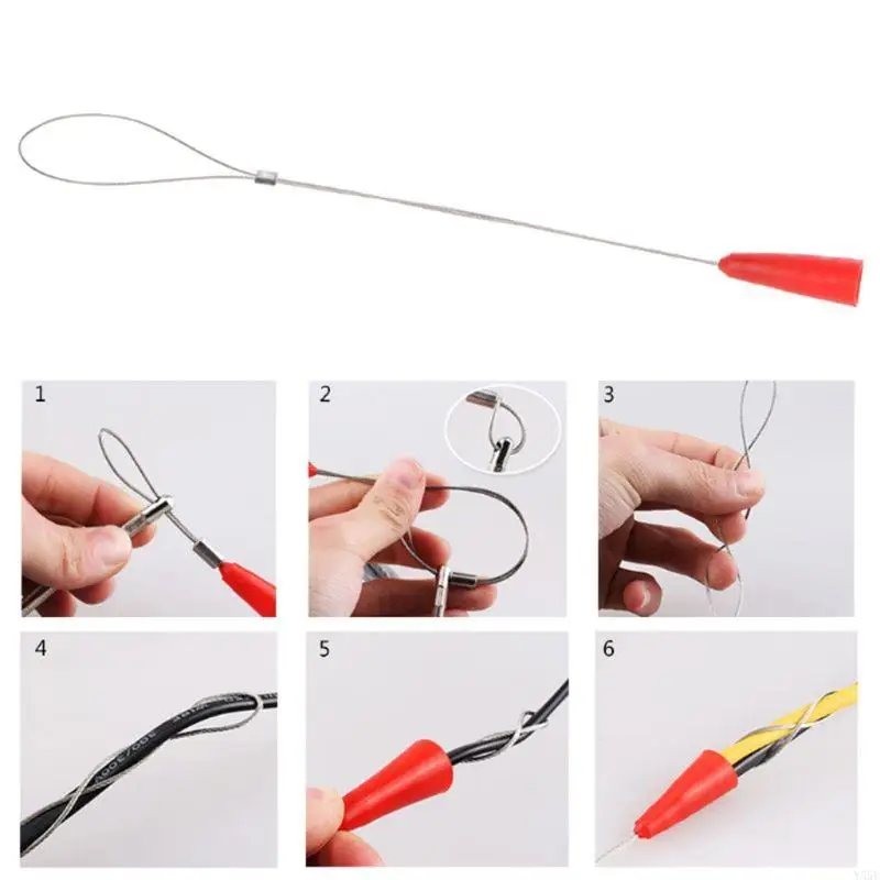 Y55E Electrician Tape Conduit Ducting Cable Puller untuk pemasangan kabel
