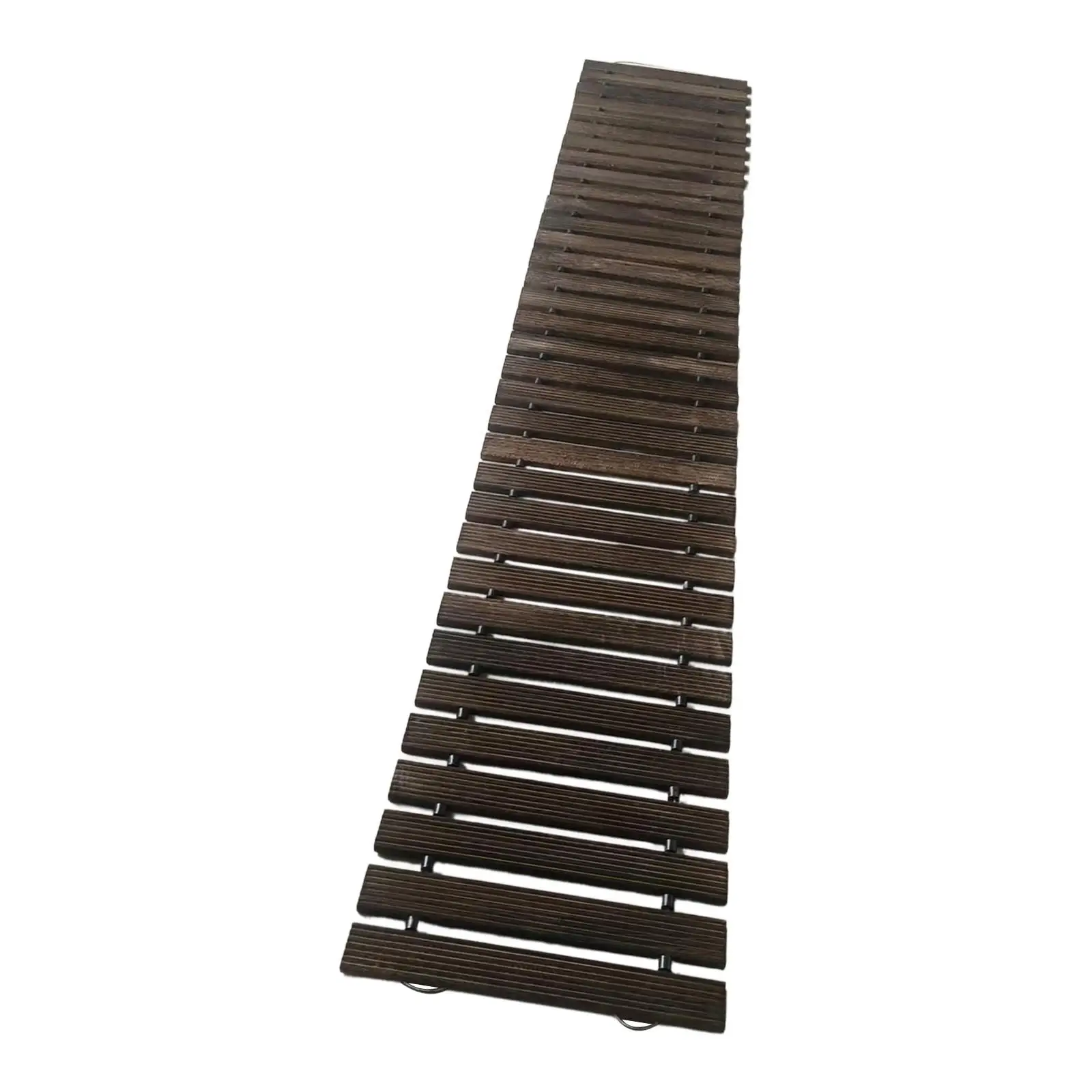 Durable Wood Pathway Nonslip Garden Boardwalk Patio Decor for Outdoor Backyard Yard Camping Beach Use
