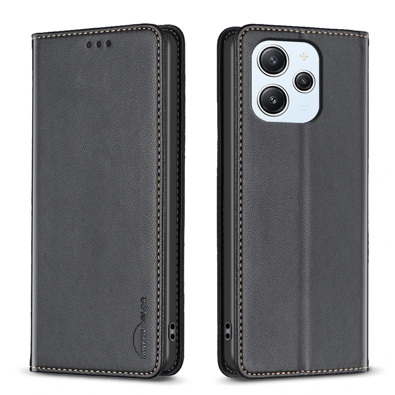 For Xiaomi Redmi 12 Case Magnetic Flip Phone Case on For Funda Xiomi XiaoMi Redmi 12 Leather Card Cover Redmi12 12C 13C Coque