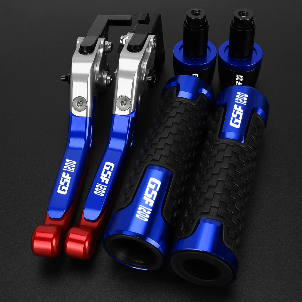FOR SUZUKI GSF 1200 GSF1200 BANDIT 2001~2006 Motorcycle Foldable Brake Clutch Levers 7/8'' 22mm Handlebar Handle Grips Ends