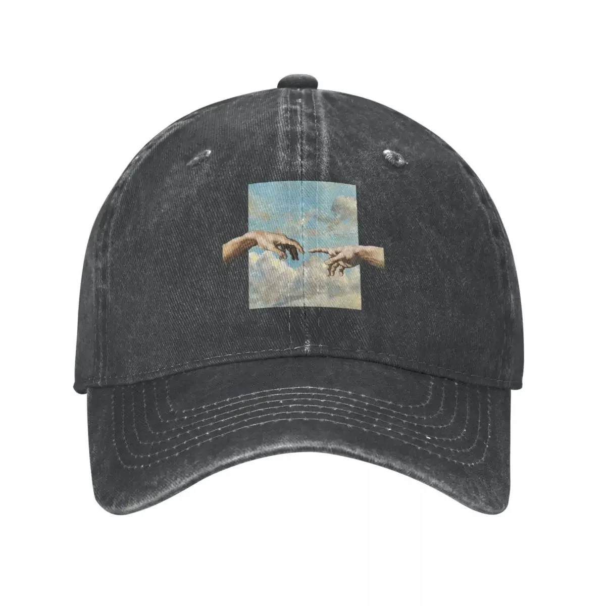 Touch The God - Creation Of Adam Cowboy Hat Hat Man Luxury Hat Man For The Sun Women's 2024 Men's