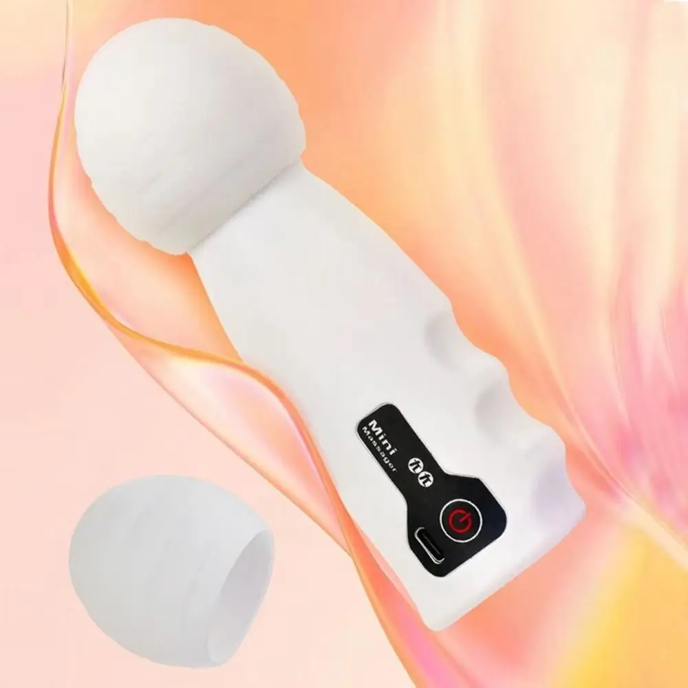Adjustables Mini Fascia Massager Soft Massage Head Wear Resistant Deep Tissue Massage Device Portable 4-speed