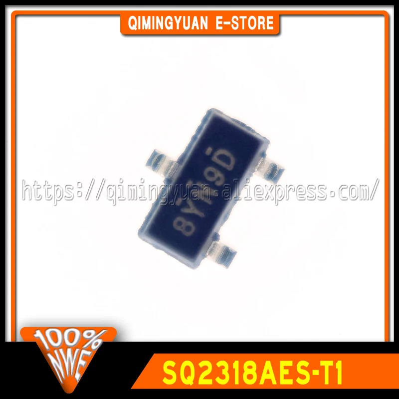 100PCS/LOT SQ2318AES-T1_GE3 SQ2318AES Loog，8YZE SOT-23 New Original In stock