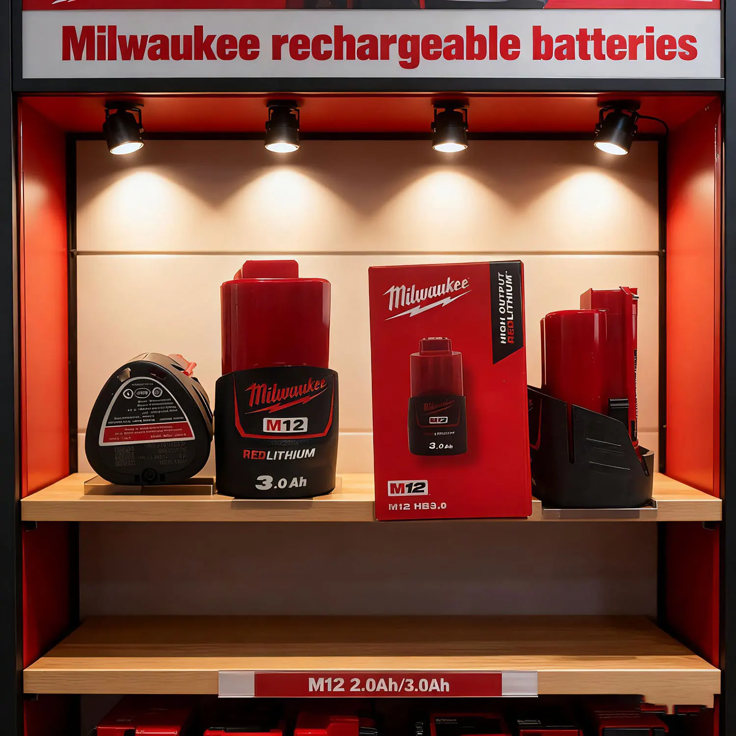 Milwaukee M12/M18 12V dobíjecí lithiová baterie 48-11-2411 48-11-1860 1850 mil-12a lim B6 2Ah/3Ah-5Ah/6Ah baterie pro elektrické nářadí - náhled 4