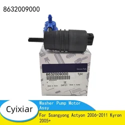 Washer Pump Motor Assy for Ssangyong Actyon 2006-2011 Kyron 2005+ OEM 8632009000 Water Jet Motor