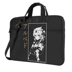 Albedo Genshin Impact Laptop Bag Game Character For Macbook Air Pro Acer Dell Travelmate Waterproof Case 13 14 15 15.6 Pouch