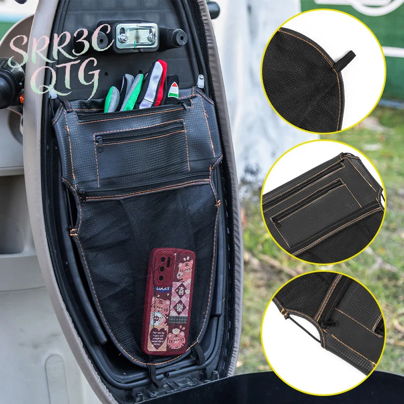 

Популярная велосипедная сумка-органайзер на сиденье мотоцикла, черная, из грязеотталкивающего и устойчивого к царапинам материала, для электроскутера/электромобиля