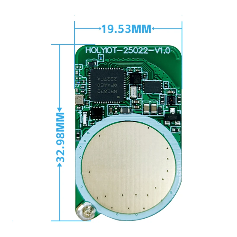 NRF52832 Bluetooth 5.0 Beacon Low Power Consumption Module With 3 Axis Accelerometer Barometer Temperature Humidity BLE Sensor