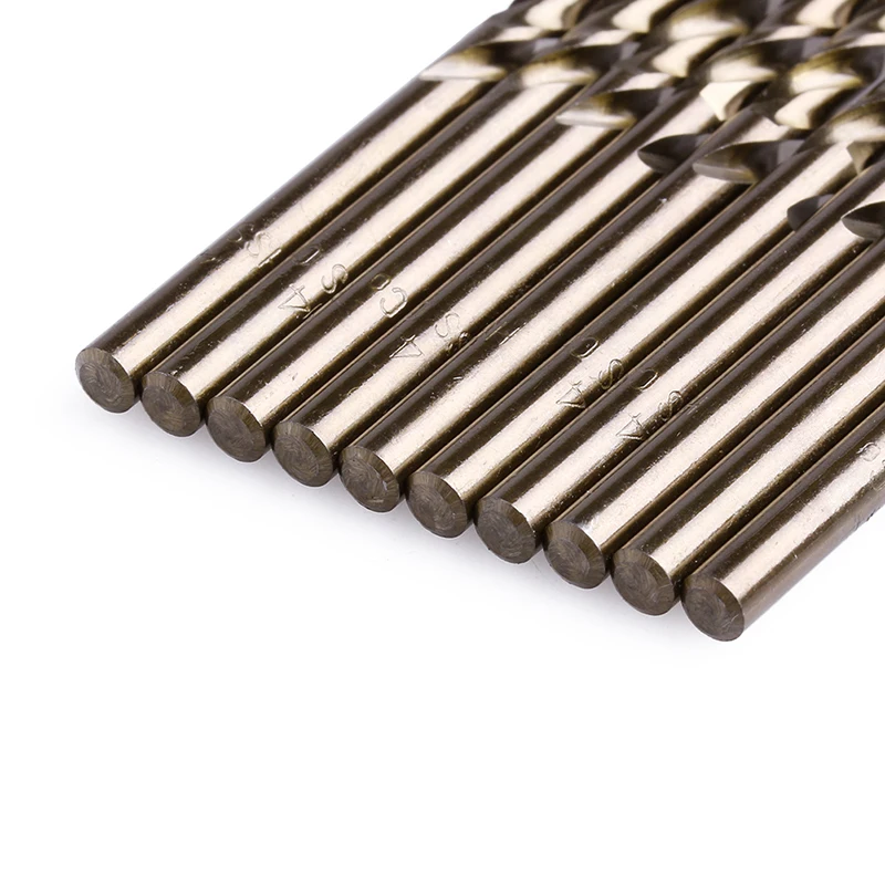 10 pcs HSS High Speed Steel Mini Drill Bits for Drilling Holes Nonferrous Metal Dropship