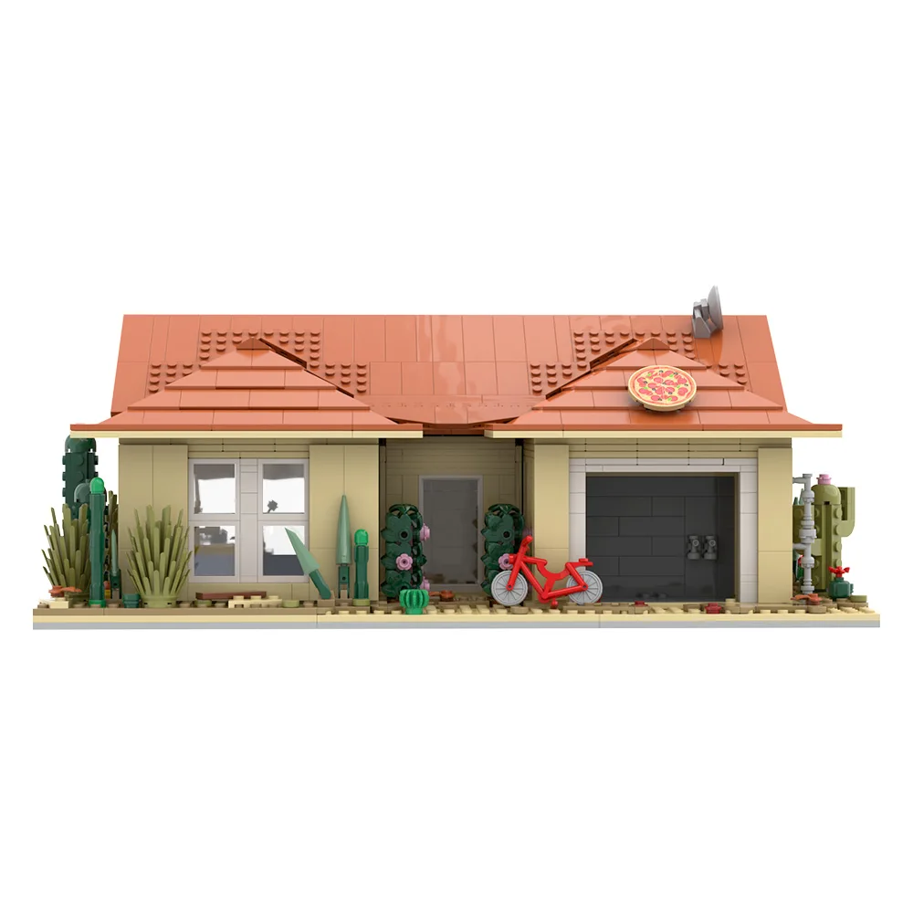 MOC Breaking Bad Walter White House Building Blocks 2417PCS Kit Toy Classic Movie Detached Villa Adult Christmas Gift