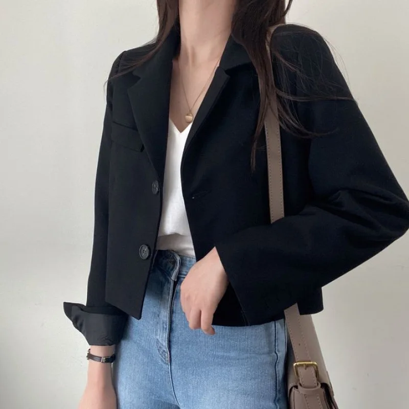 Women's high-end flowing ribbon suit jacket, women's new style, solid color, simple and versatile top, women's