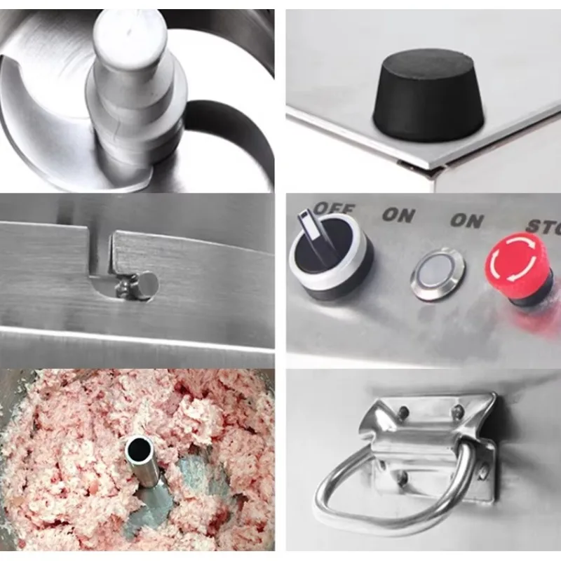 Stainless steel desktop 3L/4L/6L/10L/15L chili/garlic/peanut/fruit small food cutting machine