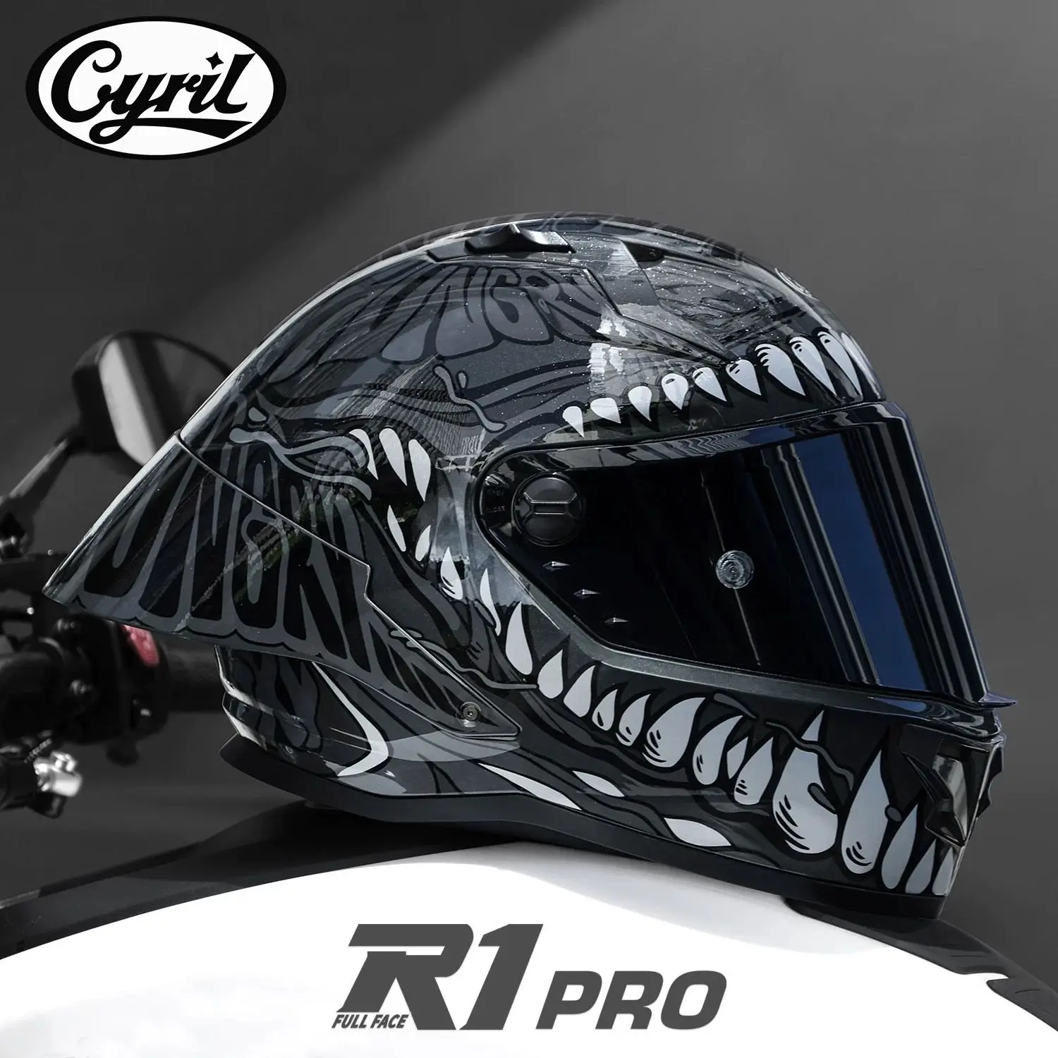 CYRIL R1-PRO Full Face Motorcycle Helmet Motocross Helmet with