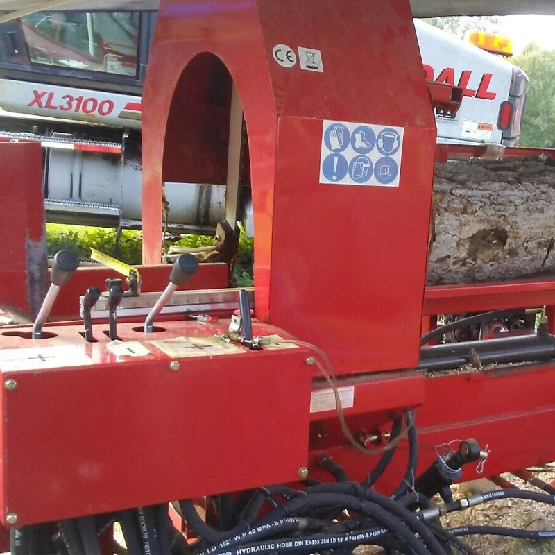 35 Ton Firewood Processor Log Splitter Wood Cutting Machine Full Hydraulic with All Accessories 500mm Diameter Log Hard Woods