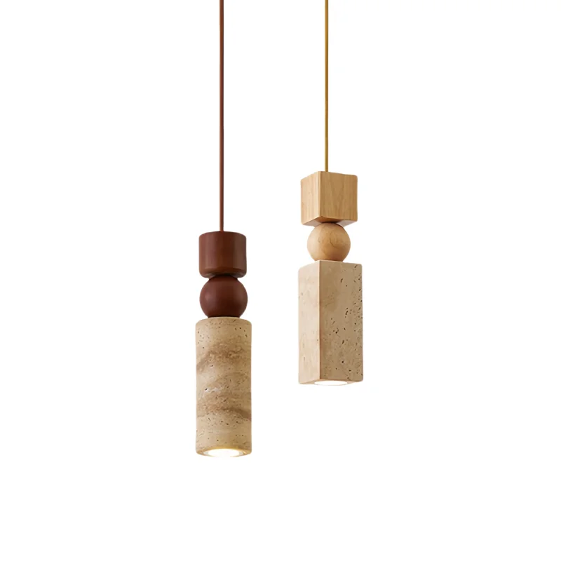 

Японский ваби-саби стиль травертин домашний декор для спальни потолочный подвесной светильник винтажный отель ресторан креативная люстра светильники