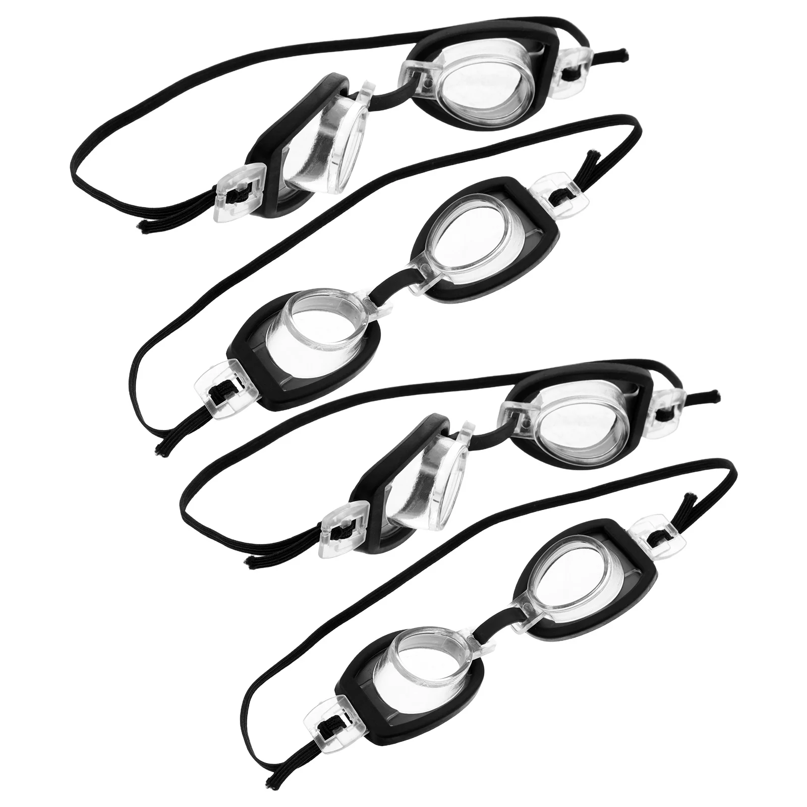

4Pcs Miniature Swimming Glasses Plastic Dollhouse Swim Goggles Creative Craft Accessories for Imaginative Role Play
