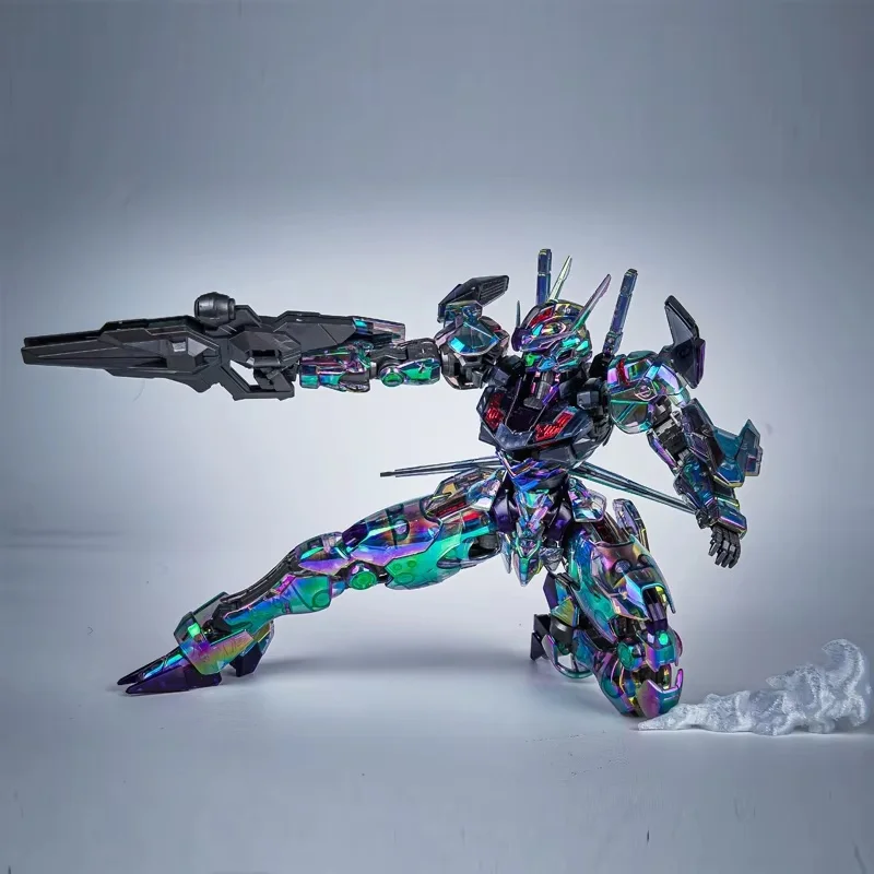 

New FM Laser Iridescent Aerial Assembly Model Kit Laser Cool Collectible Action Figures Desktop Ornament Surprise Gift Boy Toys