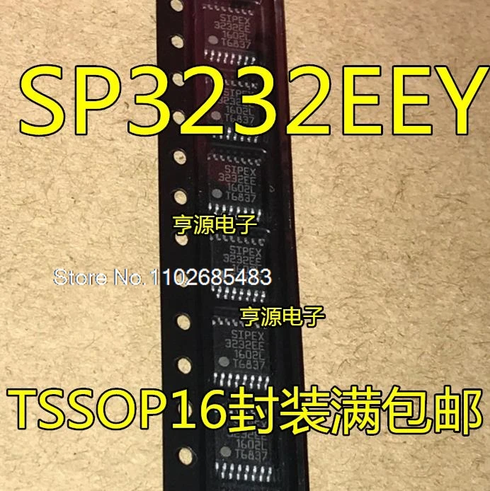 

(20 шт./лот) SP3232 SP3232EE SP3232EEY SP3232ECY 3232EC RS-232 Datasheet - электронный компонент для профессионального использования