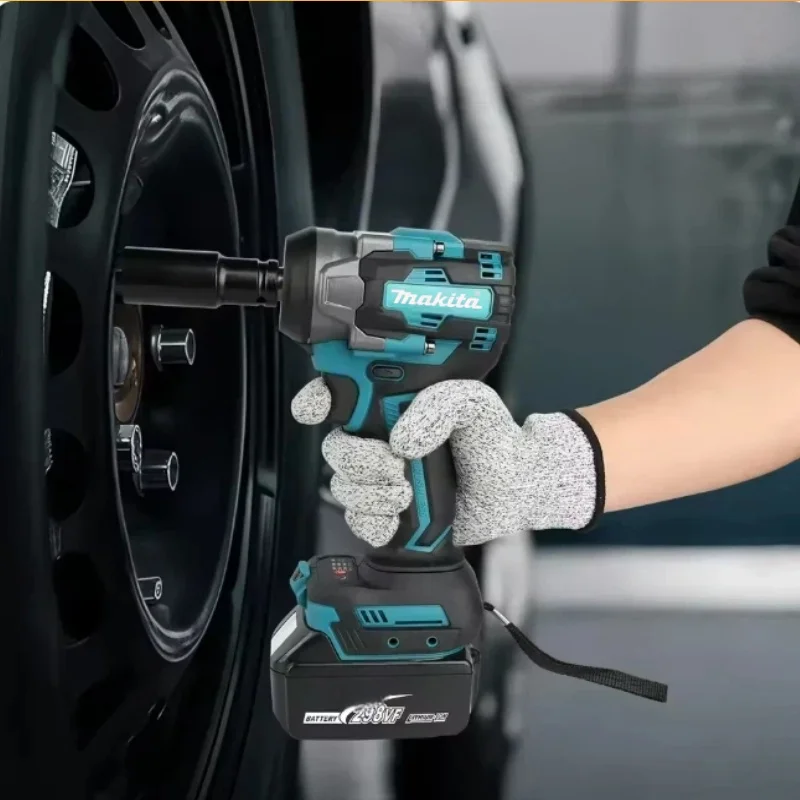 

Makita Driver Wrench High Concentricity Cordless Wrench 3500IPM High Torsion 550Nm Safe for Electrical Equipment Repair Tool